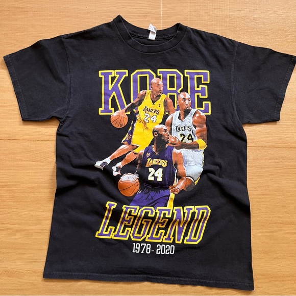 Alstyle Other - Kobe Bryant LA Lakers Legend Black Graphic T-Shirt M